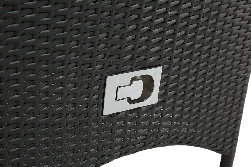 Portland Matgrupp Utomhus 152-210x90 + 6 Jenny Fåtölj Ställbar - Svart - Utemöbler & utemiljö - Utegrupp - Matgrupp utomhus