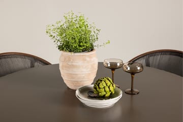 Matgrupp Utomhus Santa 120 cm Rund med 4 Vila Real Utestolar - Brun - Utemöbler & utemiljö - Utegrupp - Matgrupp utomhus