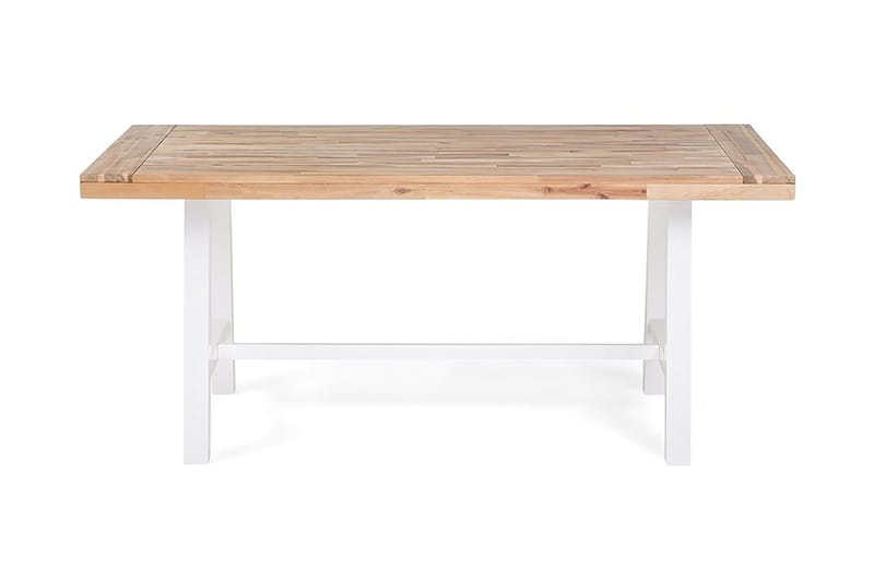 Scania Trädgårdmöbelset 170 cm + 2 Bänkar Utomhus - Vit - Utemöbler & utemiljö - Utegrupp - Matgrupp utomhus