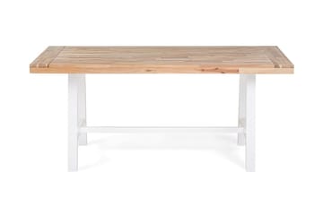 Scania Trädgårdmöbelset 170 cm + 2 Bänkar Utomhus - Vit - Utemöbler & utemiljö - Utegrupp - Matgrupp utomhus