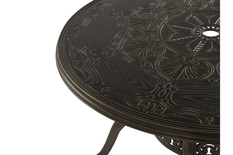 Scario Matgrupp Utomhus 100 cm + 4 Utestolar - Brun - Utemöbler & utemiljö - Utegrupp - Matgrupp utomhus