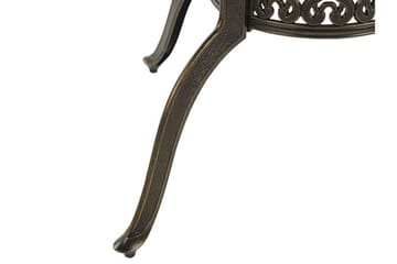 Scario Matgrupp Utomhus 100 cm + 4 Utestolar - Brun - Utemöbler & utemiljö - Utegrupp - Matgrupp utomhus