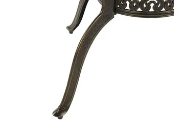 Scario Matgrupp Utomhus 100 cm + 4 Utestolar - Brun - Utemöbler & utemiljö - Utegrupp - Matgrupp utomhus