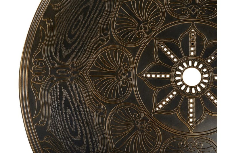 Scario Matgrupp Utomhus 100 cm + 4 Utestolar - Brun - Utemöbler & utemiljö - Utegrupp - Matgrupp utomhus