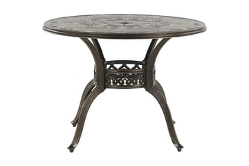 Scario Matgrupp Utomhus 100 cm + 4 Utestolar - Brun - Utemöbler & utemiljö - Utegrupp - Matgrupp utomhus