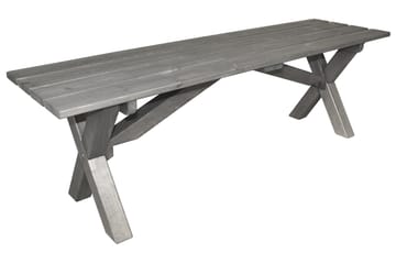 Scottsdale Matgrupp Utomhus 150 cm + 2 Solanum Utestolar - Grå - Utemöbler & utemiljö - Utegrupp - Matgrupp utomhus