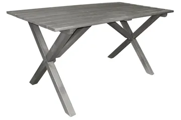 Scottsdale Matgrupp Utomhus 150 cm + 2 Solanum Utestolar - Grå - Utemöbler & utemiljö - Utegrupp - Matgrupp utomhus