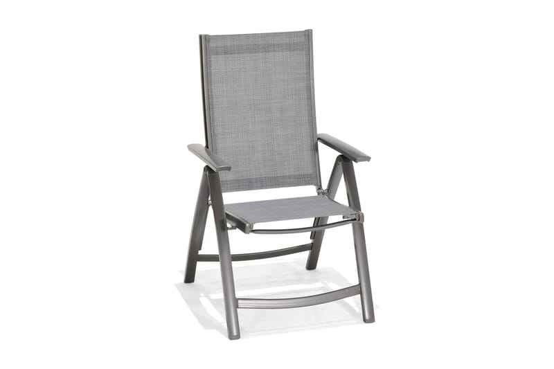 Solana Matgrupp Utomhus 160 cm + 4 Positionsstolar - Grå - Utemöbler & utemiljö - Utegrupp - Matgrupp utomhus