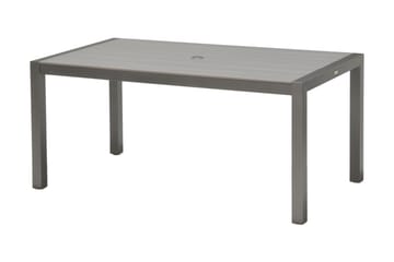 Solana Matgrupp Utomhus 160 cm + 4 Positionsstolar - Grå - Utemöbler & utemiljö - Utegrupp - Matgrupp utomhus