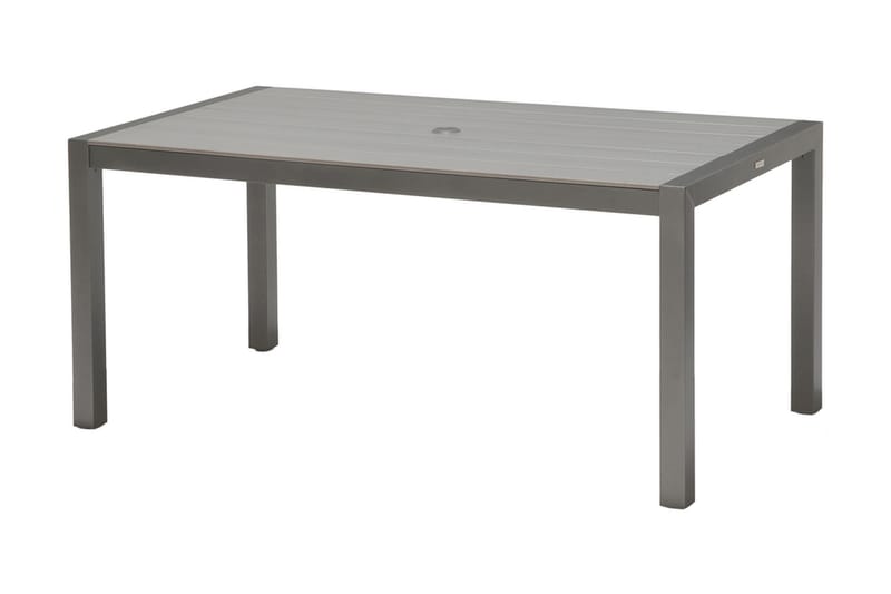 Solana Matgrupp Utomhus 160 cm + 4 Positionsstolar - Grå - Utemöbler & utemiljö - Utegrupp - Matgrupp utomhus