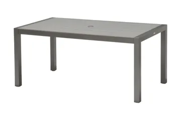 Solana Matgrupp Utomhus 160 cm + 4 Positionsstolar - Grå - Utemöbler & utemiljö - Utegrupp - Matgrupp utomhus