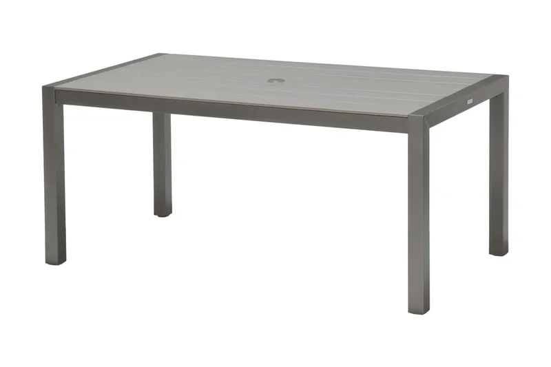 Solana Matgrupp Utomhus 160 cm + 4 Positionsstolar - Grå - Utemöbler & utemiljö - Utegrupp - Matgrupp utomhus