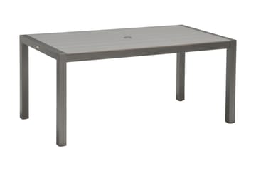 Solana Matgrupp Utomhus 160 cm + 6 Positionsstolar - Grå - Utemöbler & utemiljö - Utegrupp - Matgrupp utomhus