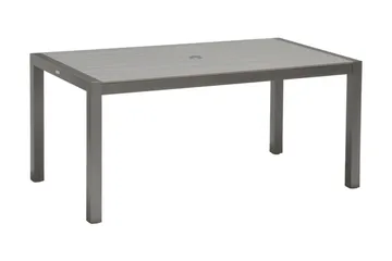 Solana Matgrupp Utomhus 160 cm + 6 Positionsstolar - Grå - Utemöbler & utemiljö - Utegrupp - Matgrupp utomhus