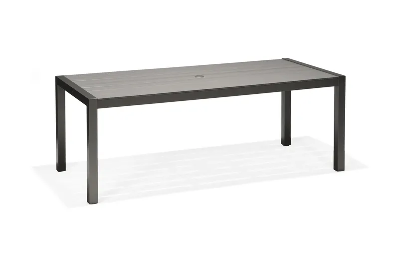 Solana Matgrupp Utomhus 201 cm + 8 Positionsstolar - Grå - Utemöbler & utemiljö - Utegrupp - Matgrupp utomhus