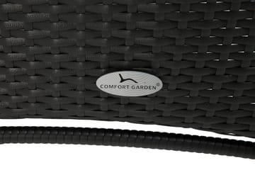 Thor Matgrupp Ø140 + 6 Jenny Ställbar Fåtölj - Svart - Utemöbler & utemiljö - Utegrupp - Matgrupp utomhus