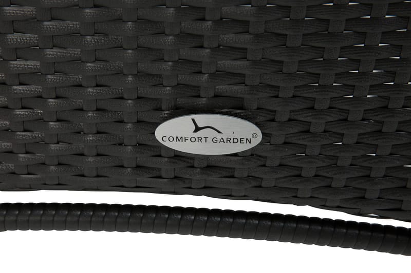 Thor Matgrupp Ø140 + 6 Jenny Ställbar Fåtölj - Svart - Utemöbler & utemiljö - Utegrupp - Matgrupp utomhus