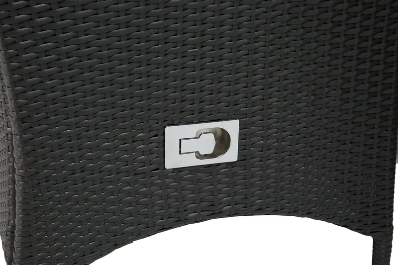 Thor Matgrupp Ø140 + 6 Jenny Ställbar Fåtölj - Svart - Utemöbler & utemiljö - Utegrupp - Matgrupp utomhus