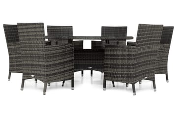 Thor Matgrupp Ø140+6 Thor Stolar - Grå/Grå - Utemöbler & utemiljö - Utegrupp - Matgrupp utomhus