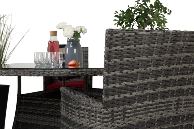 Thor Matgrupp Utomhus Ø140+4 Thor Stolar - Grå/Grå - Utemöbler & utemiljö - Utegrupp - Matgrupp utomhus