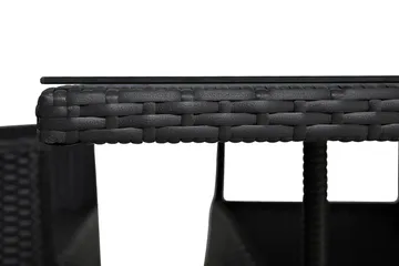 Thor Matgrupp Utomhus 140 + 4 Jenny Ställbar Fåtölj - Svart/Svart - Utemöbler & utemiljö - Utegrupp - Matgrupp utomhus