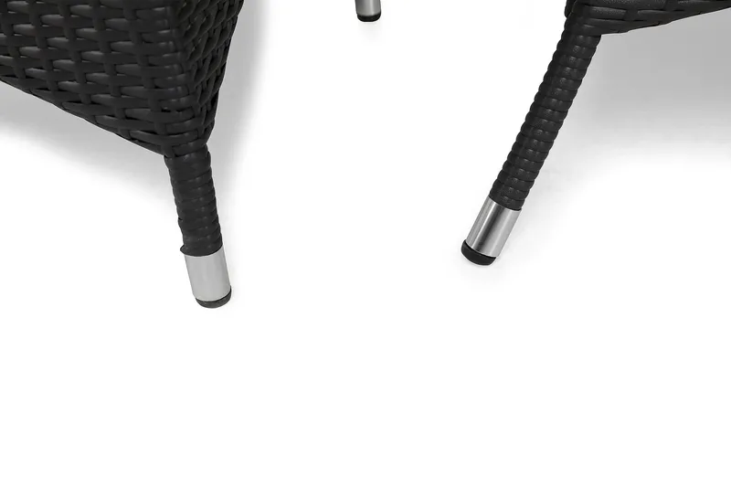 Thor Matgrupp Utomhus 140 + 4 Jenny Ställbar Fåtölj - Svart/Svart - Utemöbler & utemiljö - Utegrupp - Matgrupp utomhus