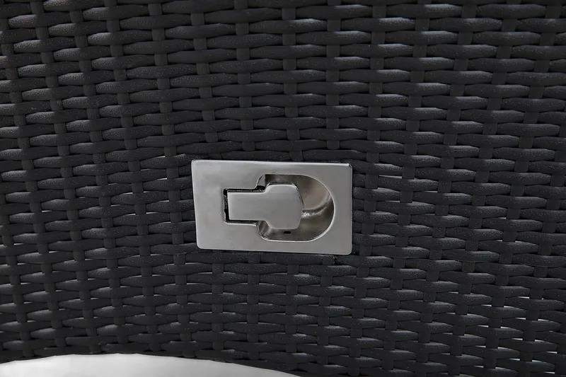 Thor Matgrupp Utomhus 140 + 4 Jenny Ställbar Fåtölj - Svart/Svart - Utemöbler & utemiljö - Utegrupp - Matgrupp utomhus