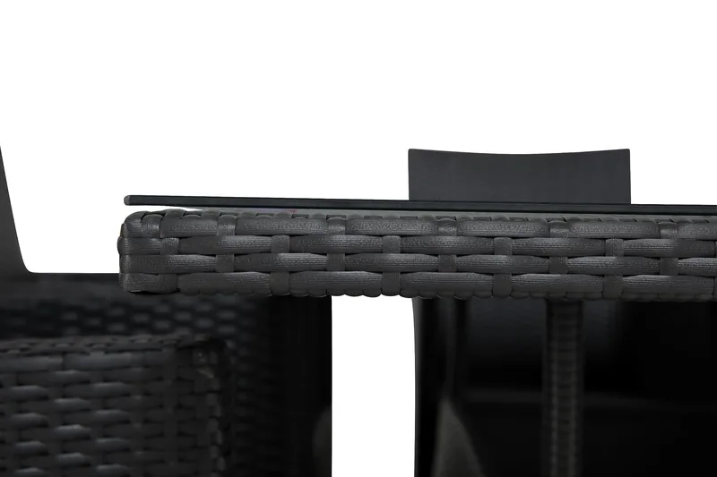 Thor Matgrupp Utomhus 140 + 4 Thor Fåtölj - Svart/Svart - Utemöbler & utemiljö - Utegrupp - Matgrupp utomhus