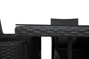 Thor Matgrupp Utomhus 140 + 4 Thor Fåtölj - Svart/Svart - Utemöbler & utemiljö - Utegrupp - Matgrupp utomhus