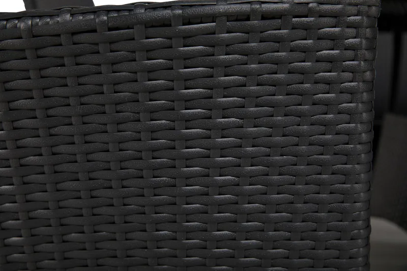 Thor Matgrupp Utomhus 140 + 6 Jenny Ställbar Fåtölj - Svart/Svart - Utemöbler & utemiljö - Utegrupp - Matgrupp utomhus