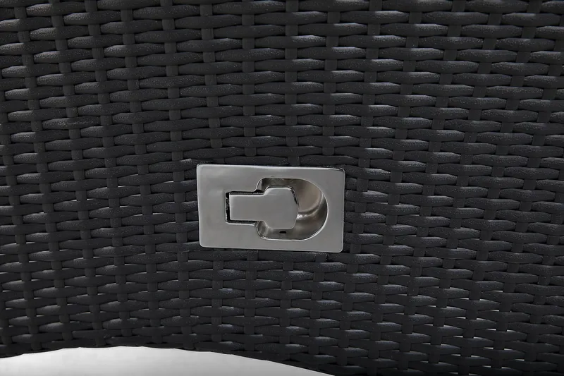 Thor Matgrupp Utomhus 140 + 6 Jenny Ställbar Fåtölj - Svart/Svart - Utemöbler & utemiljö - Utegrupp - Matgrupp utomhus