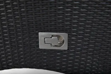 Thor Matgrupp Utomhus 140 + 6 Jenny Ställbar Fåtölj - Svart/Svart - Utemöbler & utemiljö - Utegrupp - Matgrupp utomhus