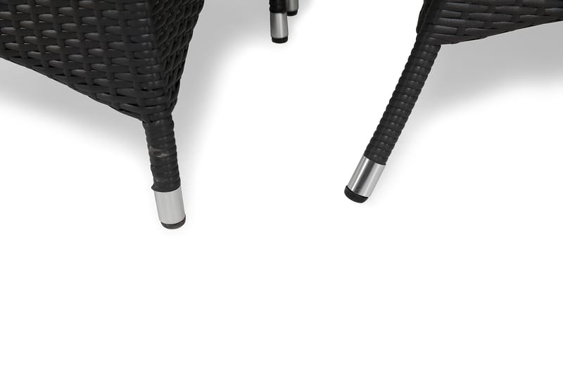 Thor Matgrupp Utomhus 140 + 6 Jenny Ställbar Fåtölj - Svart/Svart - Utemöbler & utemiljö - Utegrupp - Matgrupp utomhus