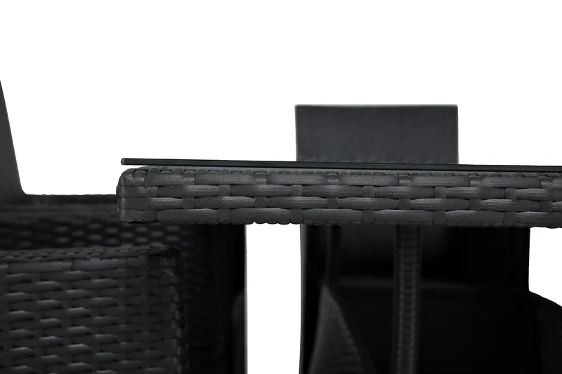 Thor Matgrupp Utomhus 140 + 6 Thor Fåtölj - Svart - Utemöbler & utemiljö - Utegrupp - Matgrupp utomhus