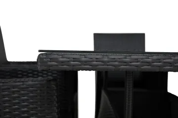 Thor Matgrupp Utomhus 140 + 6 Thor Fåtölj - Svart - Utemöbler & utemiljö - Utegrupp - Matgrupp utomhus