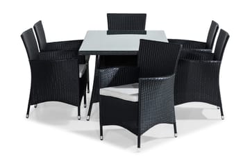 Thor Matgrupp Utomhus 140 cm inkl 6 Fåtöljer - Utemöbler & utemiljö - Utegrupp - Matgrupp utomhus