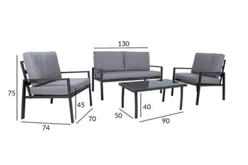 Tifton Soffgrupp Utomhus - Utemöbler & utemiljö - Utegrupp - Matgrupp utomhus