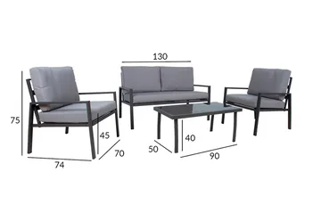 Tifton Soffgrupp Utomhus - Utemöbler & utemiljö - Loungemöbler - Loungeset & loungegrupp