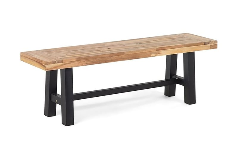 Trädgårdmöbelset Utebord+ 2 Bänkar Utomhus Scania 80 cm - Svart - Utemöbler & utemiljö - Utegrupp - Matgrupp utomhus