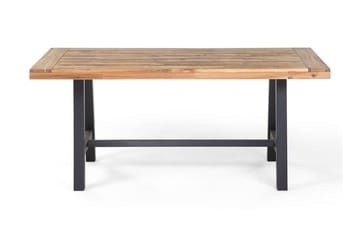 Trädgårdmöbelset Utebord+ 2 Bänkar Utomhus Scania 80 cm - Svart - Utemöbler & utemiljö - Utegrupp - Matgrupp utomhus