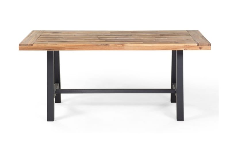 Trädgårdmöbelset Utebord+ 2 Bänkar Utomhus Scania 80 cm - Svart - Utemöbler & utemiljö - Utegrupp - Matgrupp utomhus