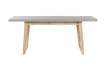 Trädgårdsmöbelset av Utebord och 2 Bänkar Utomhus grå ORIA - Grå - Utemöbler & utemiljö - Utegrupp - Matgrupp utomhus