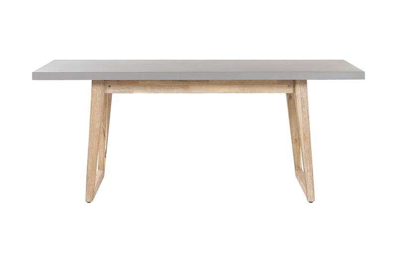 Trädgårdsmöbelset av Utebord och 2 Bänkar Utomhus grå ORIA - Grå - Utemöbler & utemiljö - Utegrupp - Matgrupp utomhus