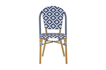 Trädgårdsmöbelset av Utebord och 4 Utestolar RIFREDDO - Blå - Utemöbler & utemiljö - Utegrupp - Matgrupp utomhus