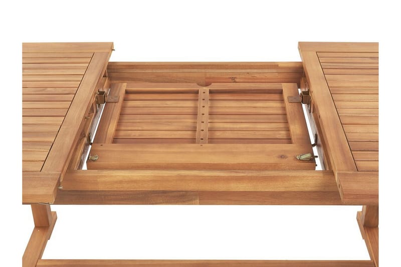 Trädgårdsmöbelset av Utebord och 6 Utestolar JAVA - Trä/natur - Utemöbler & utemiljö - Utegrupp - Matgrupp utomhus