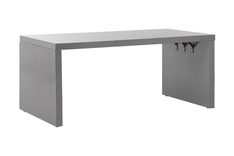 Trädgårdsmöbelset av Utebord och 6 Utestolar TARANTO - Grå - Utemöbler & utemiljö - Utegrupp - Matgrupp utomhus