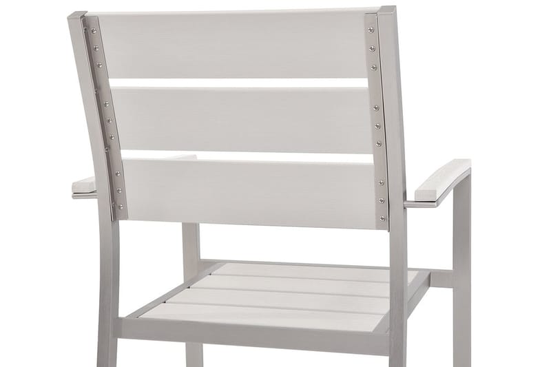 Trädgårdsmöbelset Med Utebord+6 Utestolar Vernio - Vit - Utemöbler & utemiljö - Utegrupp - Matgrupp utomhus