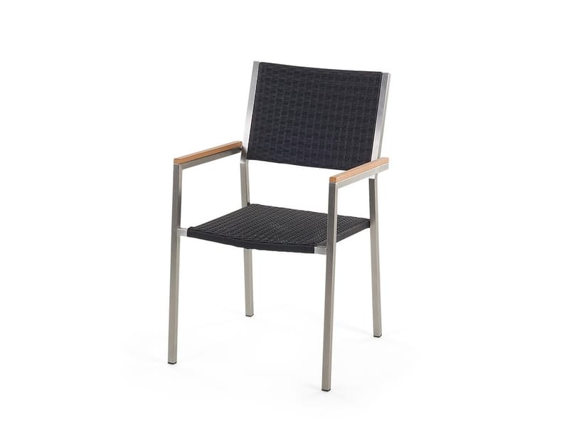 Trädgårdsmöbelset Med Utebord+8 Utestolar Grosseto - Svart - Utemöbler & utemilj�ö - Utegrupp - Matgrupp utomhus
