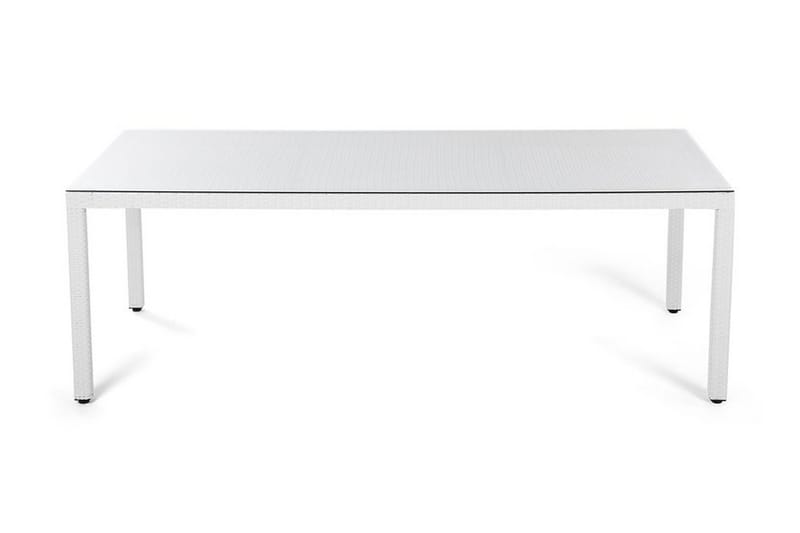 Trädgårdsmöbelset Med Utebord+8 Utestolar Italy - Vit - Utemöbler & utemiljö - Utegrupp - Matgrupp utomhus