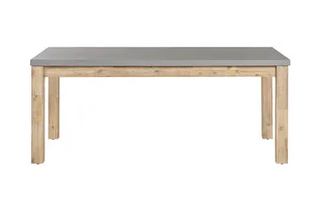 Trädgårdsset av Utebord 2 Bänkar Utomhus och 2 Utestolar OSTUNI - Grå - Utemöbler & utemiljö - Utegrupp - Matgrupp utomhus